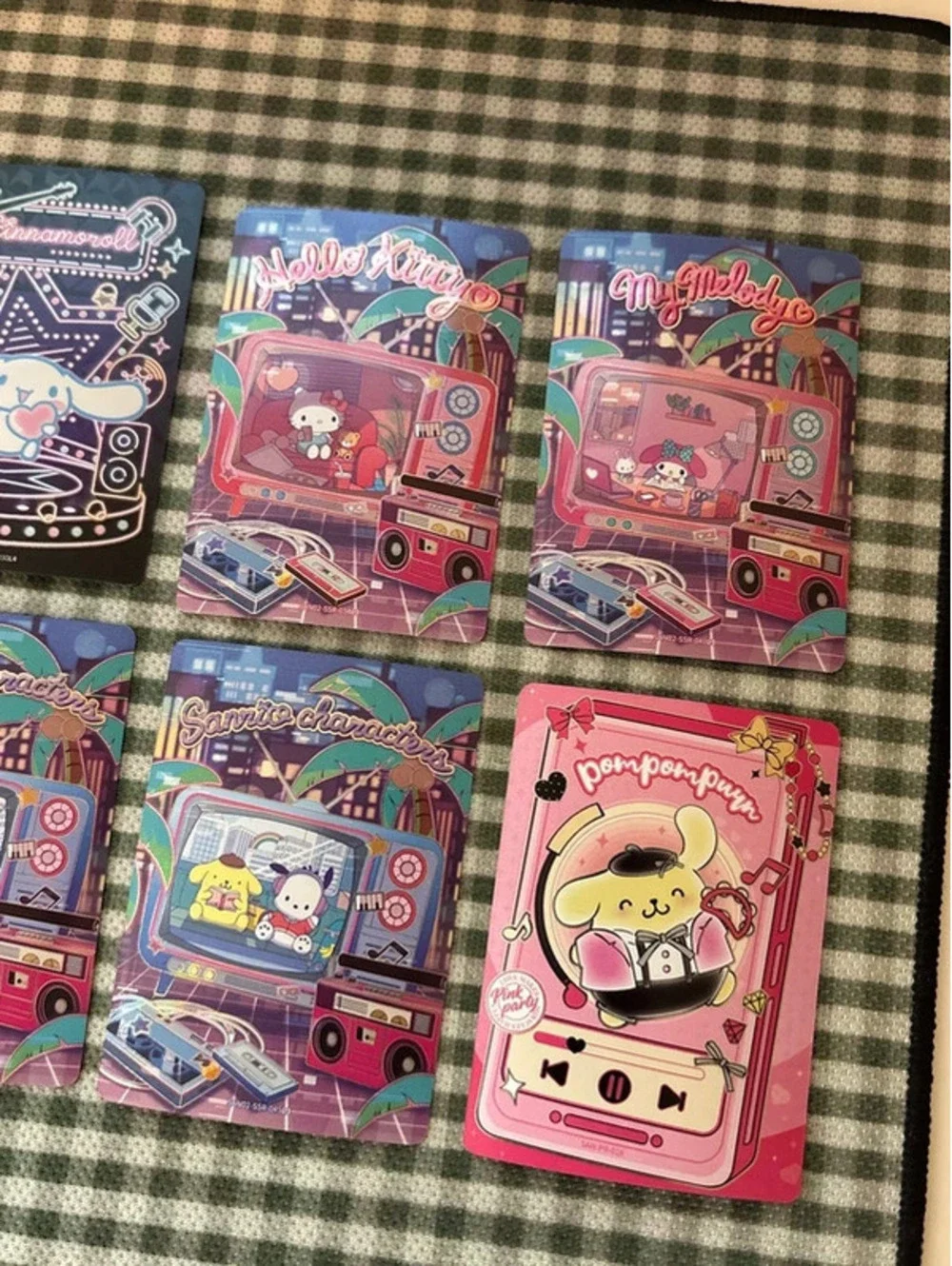 Sanrio ssr + ur + pr Trading Card Lot of 8